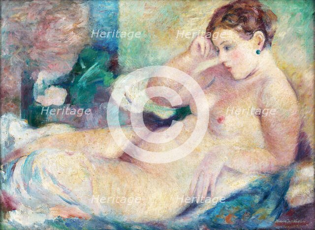 Reclining Nude, 1932-1935. Creator: Bedrich Hoffstädter.