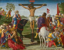 The Crucifixion, probably 1491. Creator: Benvenuto di Giovanni.