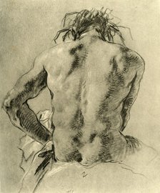 'Nude back', 1751, (1928). Artist: Giovanni Battista Tiepolo.