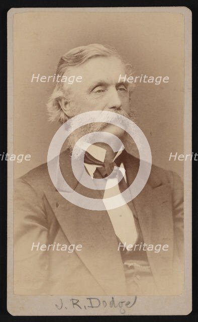 Portrait of Jacob Richards Dodge (1823-1902), 1878. Creator: Samuel Montague Fassett.