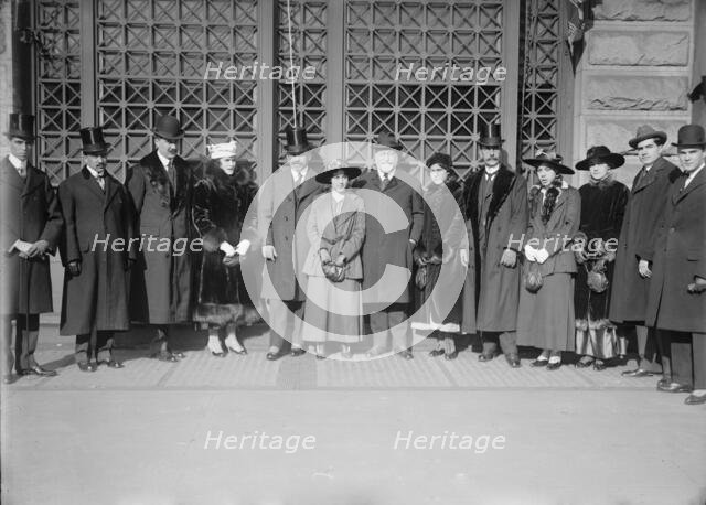 Pan American Scientific Congress - Costa Rican Deln.; Guillermo E. Gonzales And Joaquin F..., 1915. Creator: Harris & Ewing.