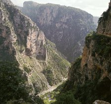 Vikos Gorge in Epirus, Greece Artist: Unknown