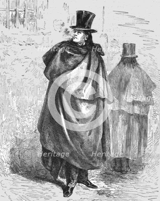 'Fashionable Loungers of Lima; Lima and the Andes', 1875. Creator: Unknown.