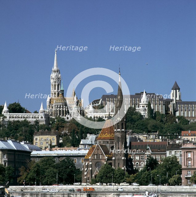 Matthias Church, Hilton Hotel, Budapest, Hungary.