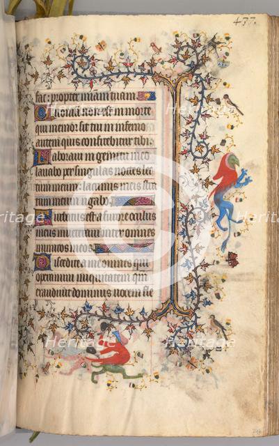 Hours of Charles the Noble, King of Navarre (1361-1425): fol. 213r, Text, c. 1405. Creator: Master of the Brussels Initials and Associates (French).