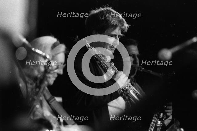 Kathy Stobart, Tony Coe, Brecon Jazz Festival, 1996. Creator: Brian Foskett.