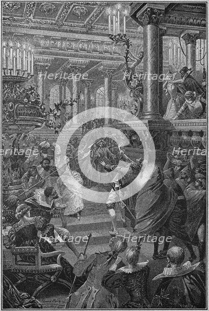 The Assassination of King Gustav III, 1891. Creator: Anonymous.