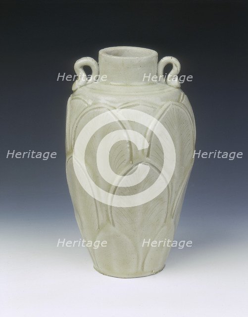 Yue stoneware jar, late Tang dynasty-Five Dynasties period, China, 10th century. Artist: Unknown