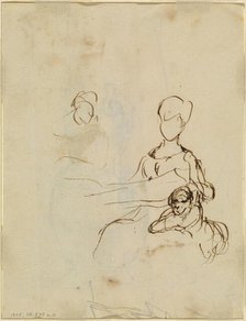 Study of a Mother and Child [verso]. Creator: David Wilkie.