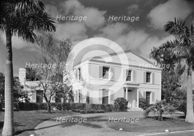 James H. Bereman, residence at 6650 Roxbury Ln., LaGorce Island, Miami Beach, Florida, 1940. Creator: Gottscho-Schleisner, Inc.