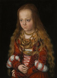 A Princess of Saxony, c. 1517. Creator: Lucas Cranach the Elder.