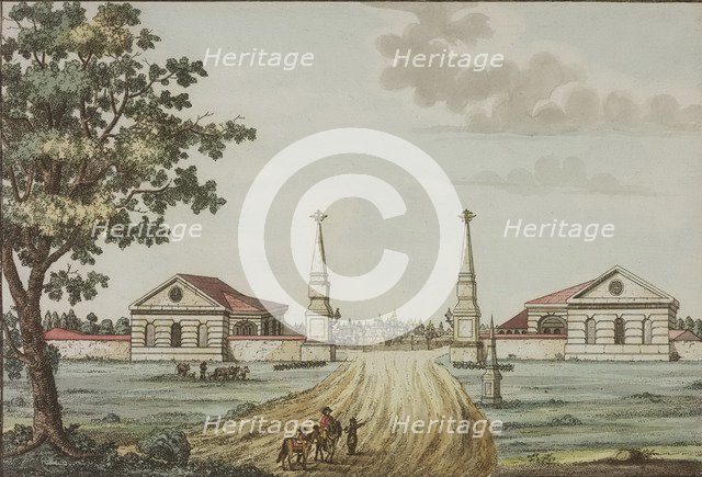 Moscow City Gates, Between 1792 and 1820.