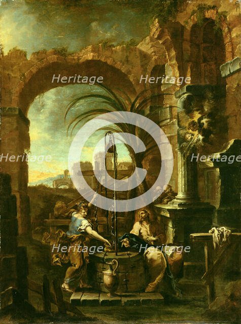 Christ and the Samaritan Woman, 1705-1710. Creator: Alessandro Magnasco.