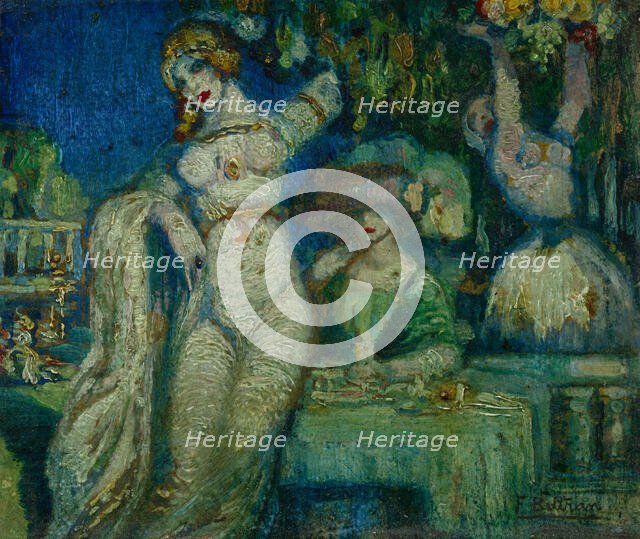 The Feast. Creator: Beltrán Massés, Federico (1885-1949).