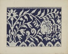 Coverlet, c. 1940. Creator: Margaret Linsley.