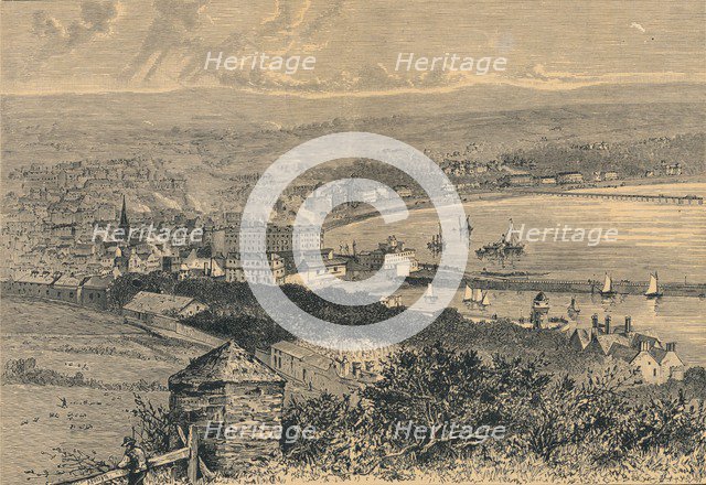 'General View of Douglas', 1880. Artist: Unknown.