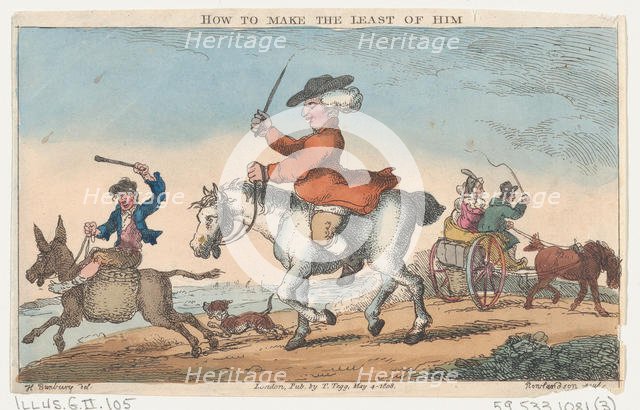 How to Make the Least of Him, May 4, 1808., May 4, 1808. Creator: Thomas Rowlandson.