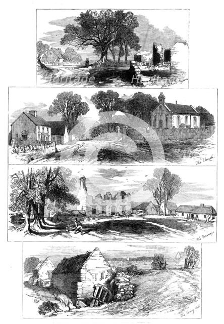 Sketches of Goldsmith's "Deserted Village," Lishoy or Auburn, near Athlone, 1871. Creator: Unknown.