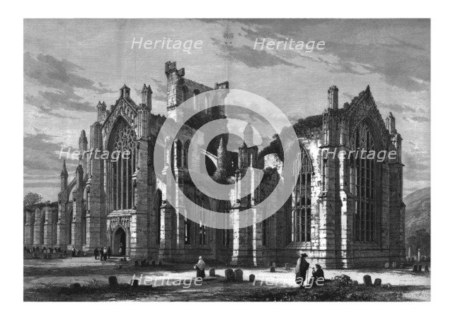 Melrose Abbey. Artist: Unknown.