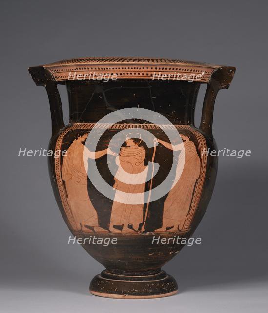 Column Krater, 440-430 BC. Creator: Naples Painter (Greek, -490--390), attributed to.