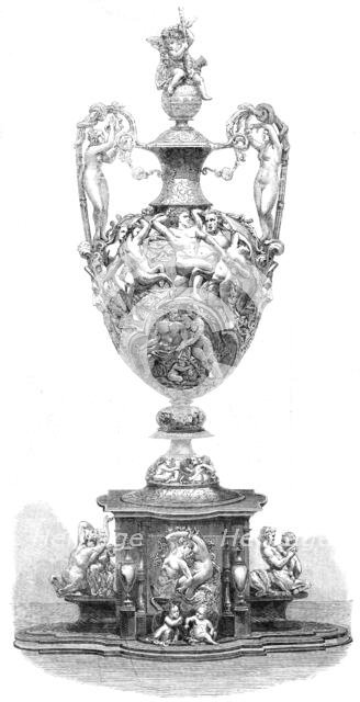 The International Exhibition: vase belonging to Her Majesty the Queen, exhibited by..., 1862. Creator: Unknown.