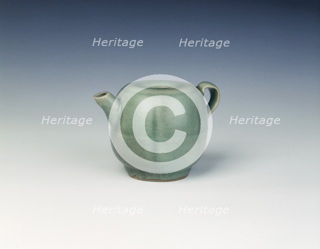 Longquan melon-shaped ewer, Yuan dynasty, China, 1279-1368. Artist: Unknown