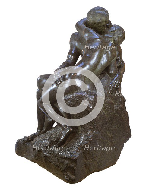 'The Kiss', 1860-1890. Artist: Auguste Rodin.