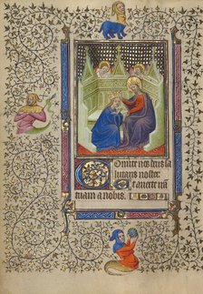 The Coronation of the Virgin; Book of Hours, about 1410. Creator: Unknown.