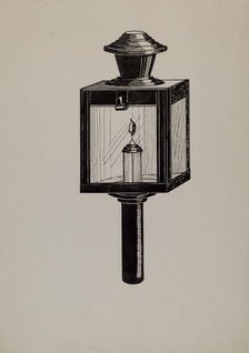 Concord Stage Lamp, 1936. Creator: Florence Huston.