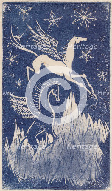 Pegasus, c1950. Creator: Shirley Markham.