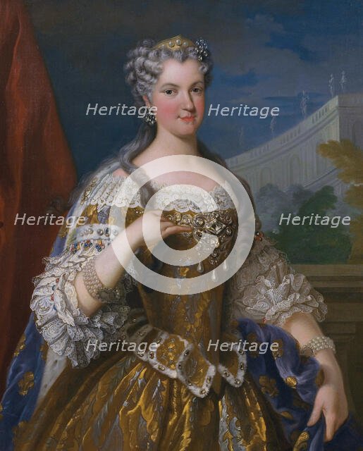 Portrait of Marie Leszczynska (1703-1768), Queen of France, 18th century. Creator: Anon.