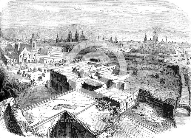 Mexico City, Mexico, mid 19th century (c1880). Artist: Unknown