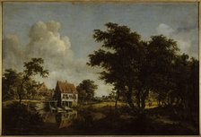 Windmills, between 1664 and 1668. Creator: Meindert Hobbema.