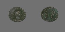 Coin Portraying Emperor Aurelian, 270-275. Creator: Unknown.