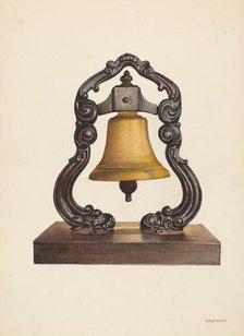 Bell from Ship, c. 1940. Creator: Robert W.R. Taylor.