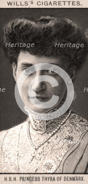 H.R.H Princess Thyra of Denmark, 1908.Artist: WD & HO Wills