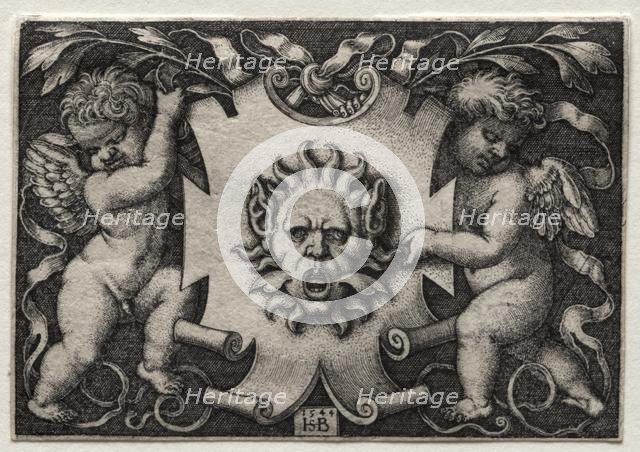 Vignette au Mascaron, 1544. Creator: Hans Sebald Beham (German, 1500-1550).