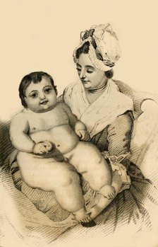 'Thomas Hills Everett, Aged Eleven Months', 1822. Creator: Robert Cooper.