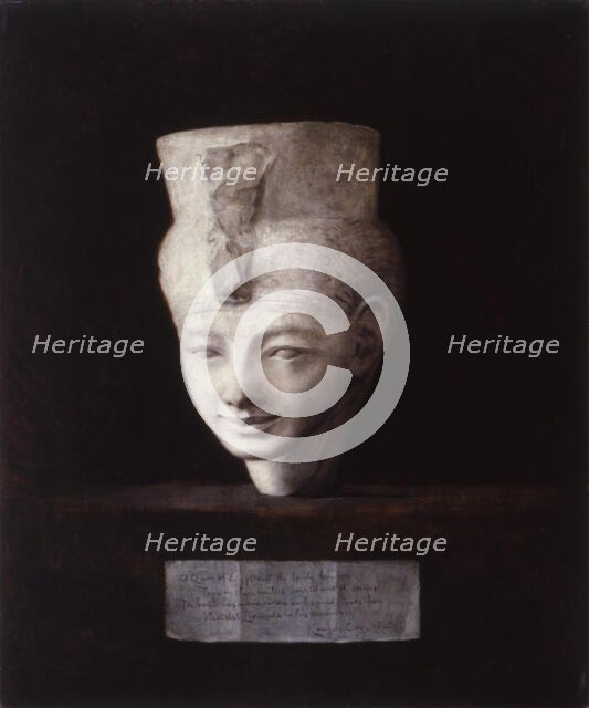 Head of the Queen of Egypt, 1888. Creator: Kenyon Cox.