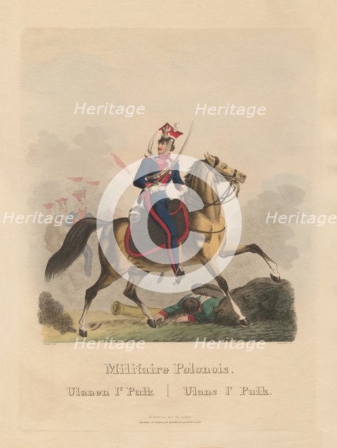 The Polish Army 1831: Uhlans of the 1st Pulk, 1831.