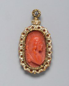 Double-Sided Pendant with the Virgin and Christ, Italy, 18th century. Creator: Unknown.