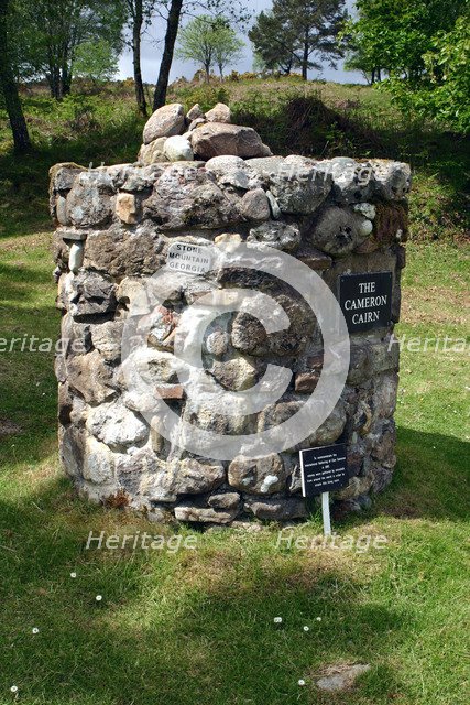 Living cairn, Clan Cameron Museum, Achnacarry, near Spean Bridge, Highland, Scotland.