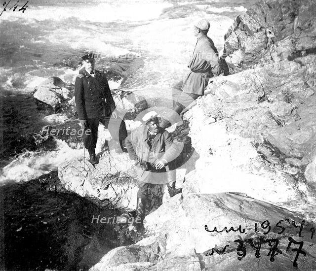 On the bank of the Katun River near the village of Tavdy, 1895. Creator: Vasilii Vasilevich Sapozhnikov.