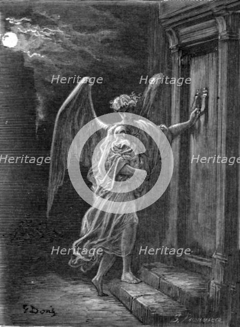 'The Angel and the Orphan', 1872.  Creator: Gustave Doré.