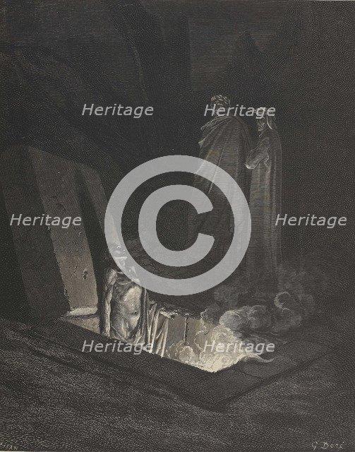 Inferno. Illustration to the Divine Comedy by Dante Alighieri.