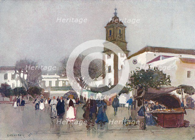 'The Cathedral Church, Algeciras', c1910. Artist: Alfred Edward East.