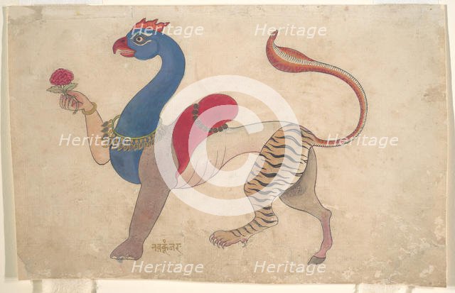 Navagunjara, a Universal Form of Krishna, ca. 1835. Creator: Unknown.