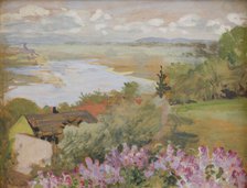 Valley of the Vistula from Zwierzyniec, 1905. Creator: Jacek Malczewski.