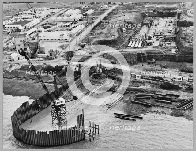 Berkeley Power Station, Berkeley, Ham and Stone, Stroud, Gloucestershire, 16/08/1957. Creator: John Laing plc.