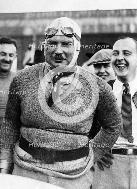 Captain Alastair Miller after Brooklands 500 mile race. Creator: Unknown.